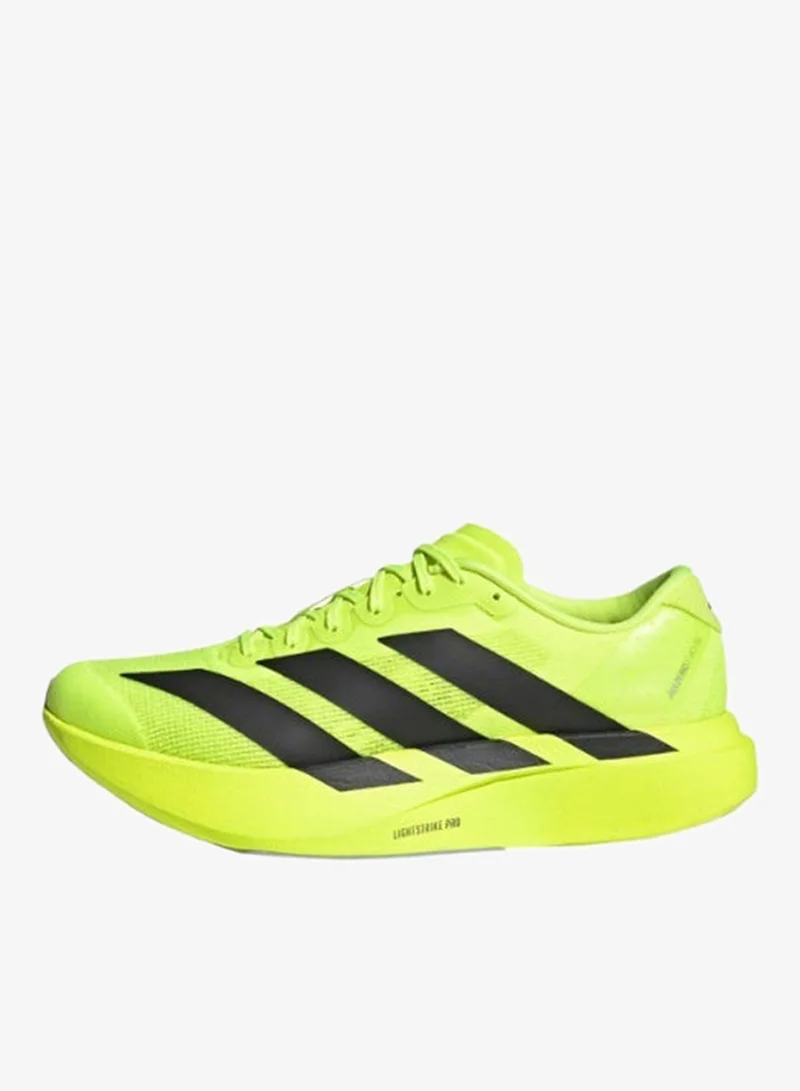 adidas أديداس أديزيرو إيفو إس إل إم حذاء جري رجالي أخضر مقاس 13