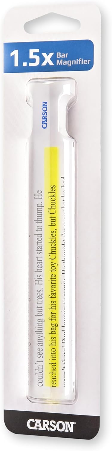 Carson MR25 MagniRead 15x Bar Magnifier with Embedded Guideline - Image 5