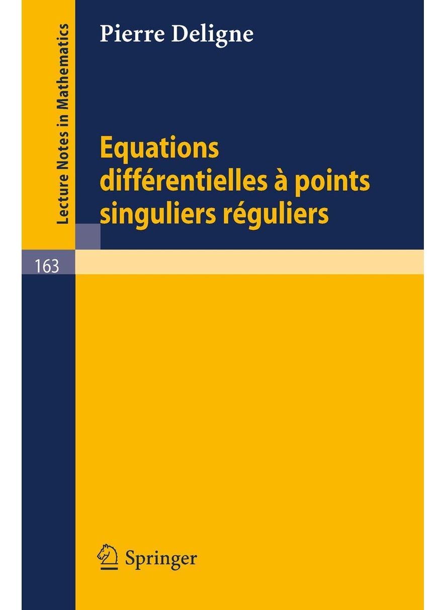 Equations Differentielles a Points Singuliers Reguliers 