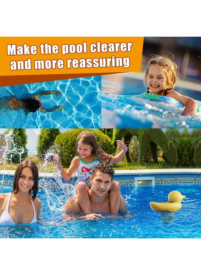 YEGBONG Pool Cleaning Float And Purifier Tablets Kit, 100g Chlorine Tablets, Chlorinating Tablets with Chlorine Floater Dispenser, Long Lasting Chlorinating Tabs, Chlorine Tabs for for Swimming Pools Hot Tubs, Swimming Pool Cleaning Tablet - Image 4