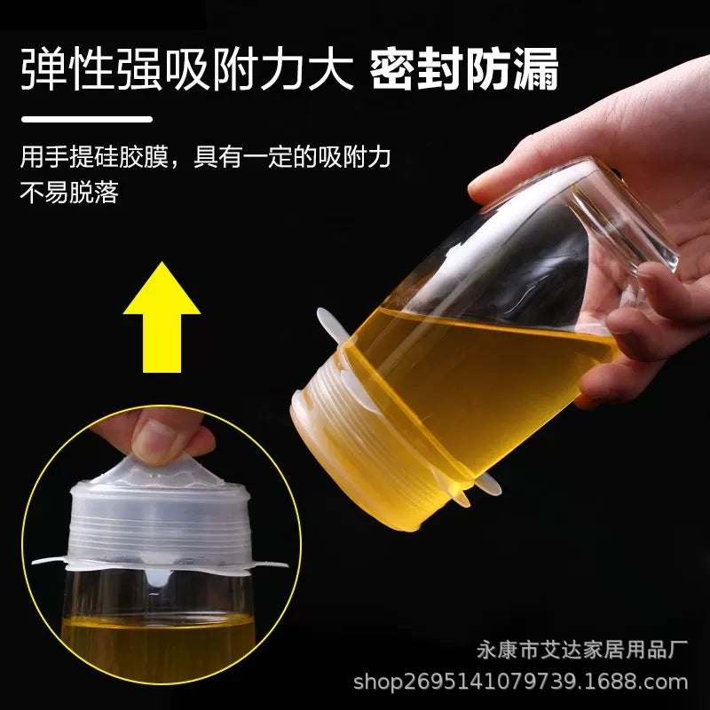 Silicone Fresh-Keeping Cover Six-Piece Sealing Cover Silicone Fresh-Keeping Film Kitchen Vacuum Universal Elastic Cover - Image 5