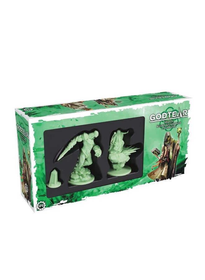 Steamforged Games Godtear: Shayle, Keeper of The Oath & Landslide Champions Set - Image 1