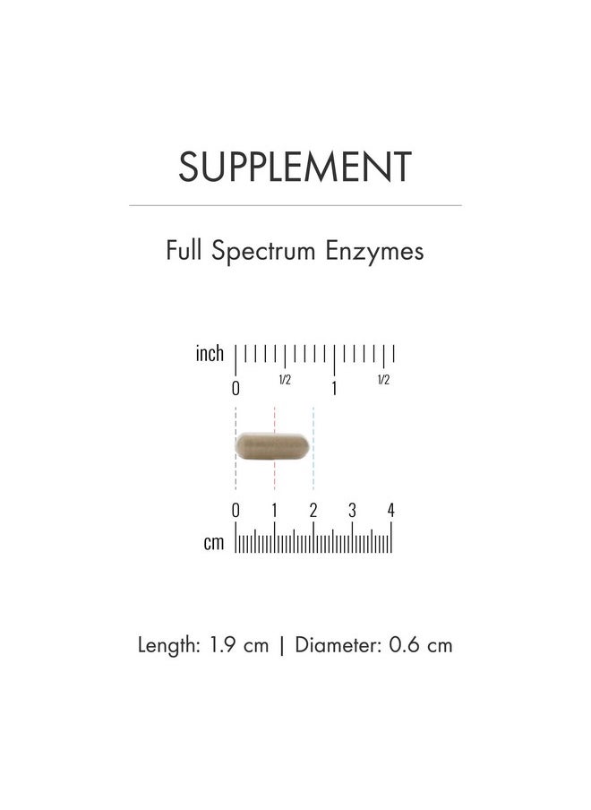 Dr. Mercola - Full Spectrum Enzymes Dietary Supplement 30 Servings (90 Capsules) Digestive Support Non Gmo Soy Free Gluten Free - Image 1