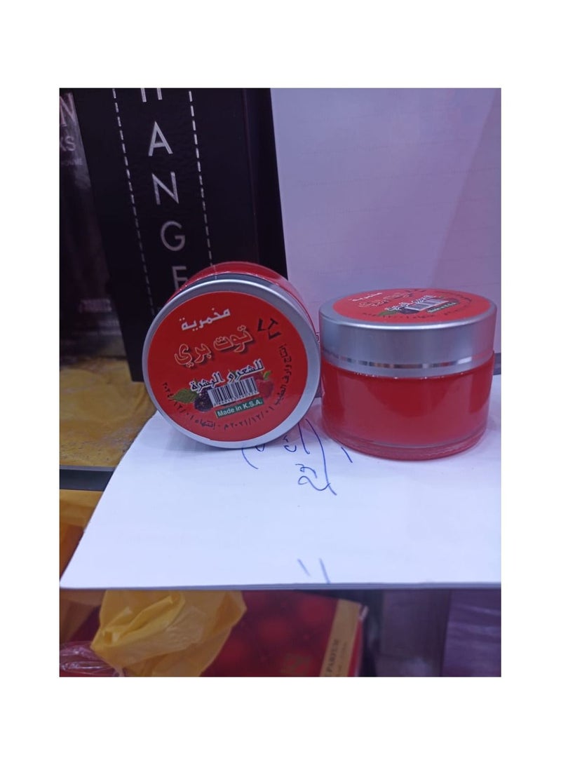 مخمريه لمسة حنان لمسة حرير للشعر والجسم برائحة توت بري 12غرام - Image 1