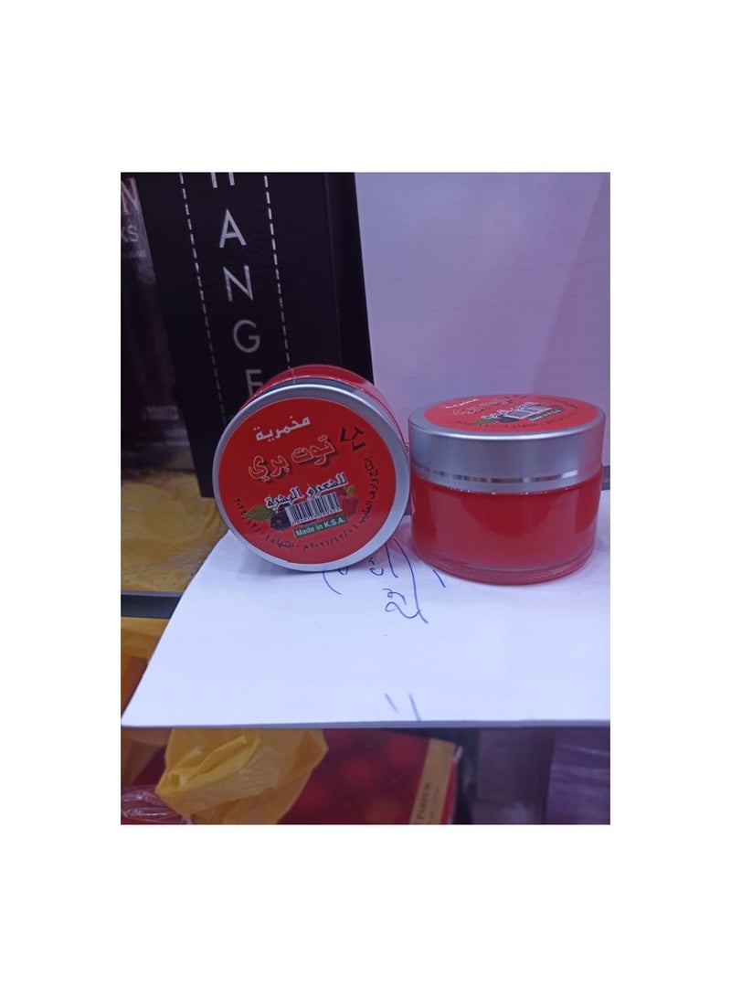 مخمريه لمسة حنان لمسة حرير للشعر والجسم برائحة توت بري 12غرام - Image 2