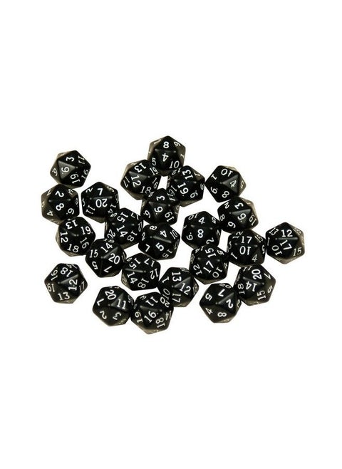 7334 20Sided Polyhedra Dice (Pack Of 24)