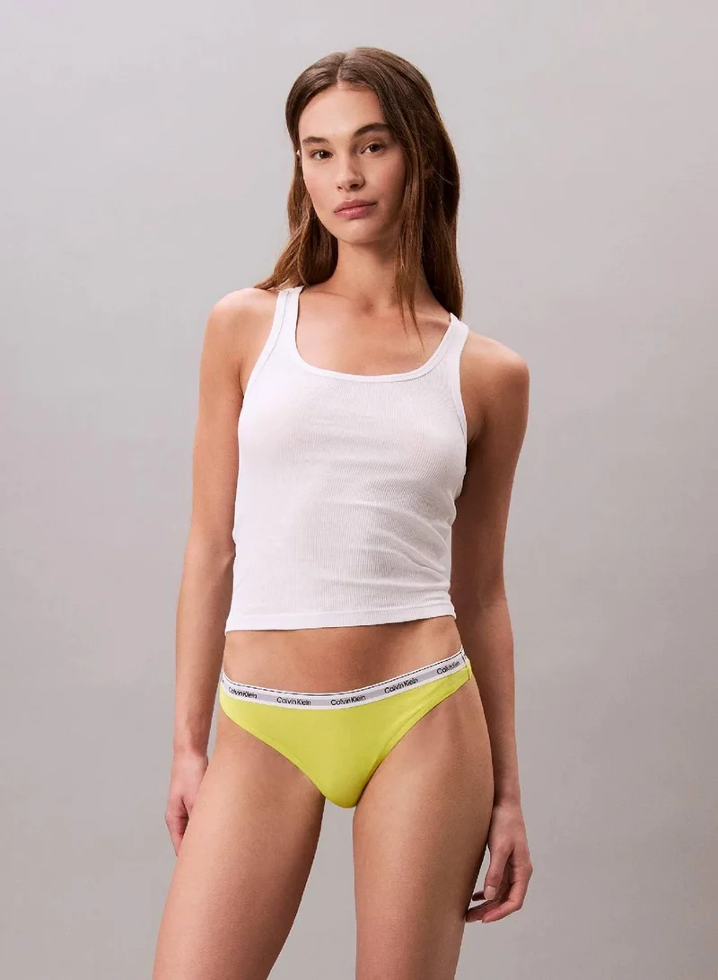 Calvin Klein Kewl Lime Thong - Icon Logo for Women | Best Price UAE