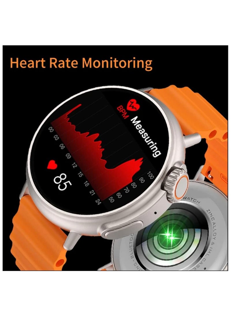 modio LG60 Ultra Amoled Display Smartwatch Bluetooth Calling  Sports Fitness Smart Watch  - Image 5