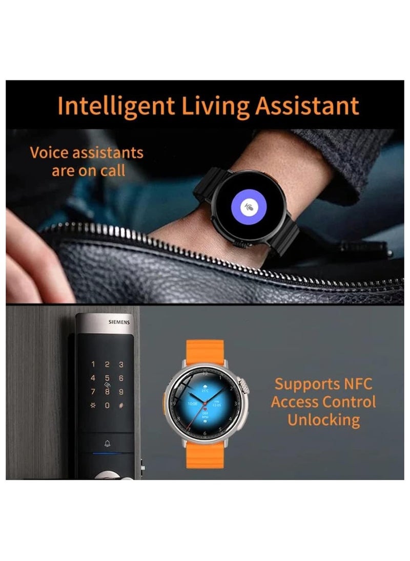 modio LG60 Ultra Amoled Display Smartwatch Bluetooth Calling  Sports Fitness Smart Watch  - Image 4