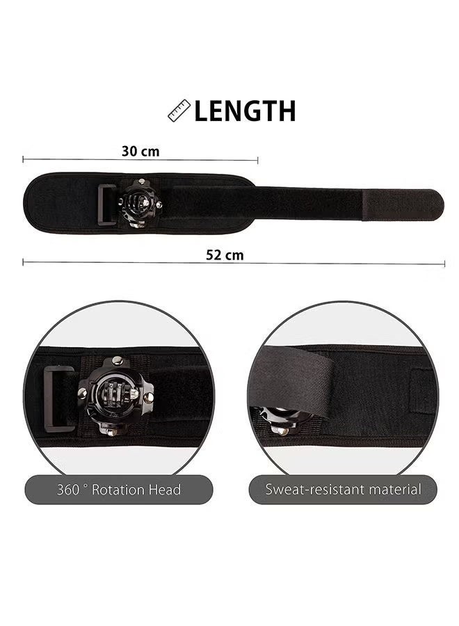 360° Rotating Adjustable Wrist Strap Mount for GoPro HERO 13 / 12 / 11 / 10 / 9 / 8 / 7 / 6 / 5 / 5S / 4 / 4S / 3+ MAX Fusion and Other Action Cameras - Image 5