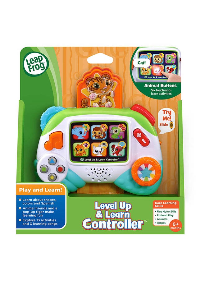 LeapFrog - Leapfrog Level Up & Learn Controller, Baby & Toddler Toy Laugh & Learn Game Controller, Green, Musical Learning Activity for Infants Ages 6+ Months,English - Image 1
