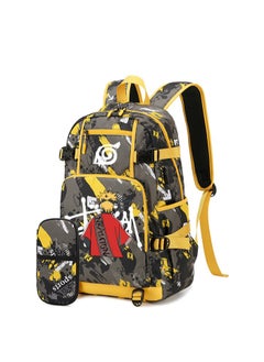 Naruto Joint Junior High School Student Backpack Primary School Student Large Capacity School Bag Pencil Case Set 41*14*28cm
