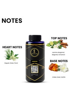 Scenta Flora HARMONY - Diffuser Aroma Oil  | A Blend of Jasmine, Floral, and Amber | Ideal for living rooms, bedrooms, or offices | Designed to Enrich Any Space - Aromatherapy (200ml)  - Image 2