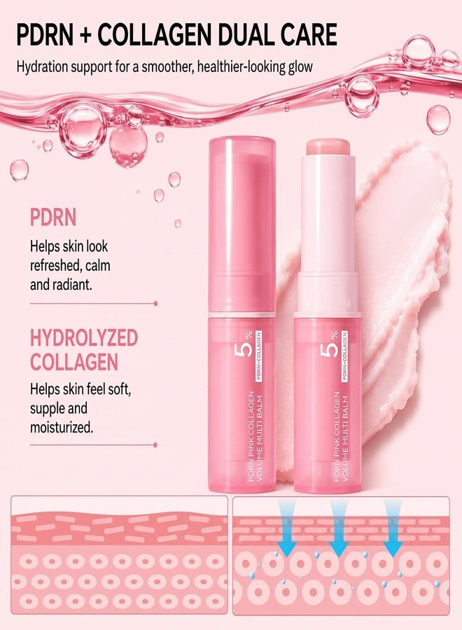 Erinde PDRN Pink Collagen Multi Balm Stick, Face Body Hydrating PDRN Stick - Image 5