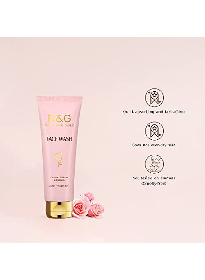 Vasu R&G Face Wash Cleanses Exfoliates & Brightens Skin Remove Dead Skin Cells Help Reduce Pigmentation & Dullness to Uncover Healthy Younger & Brighter Skin 75ml - Image 5