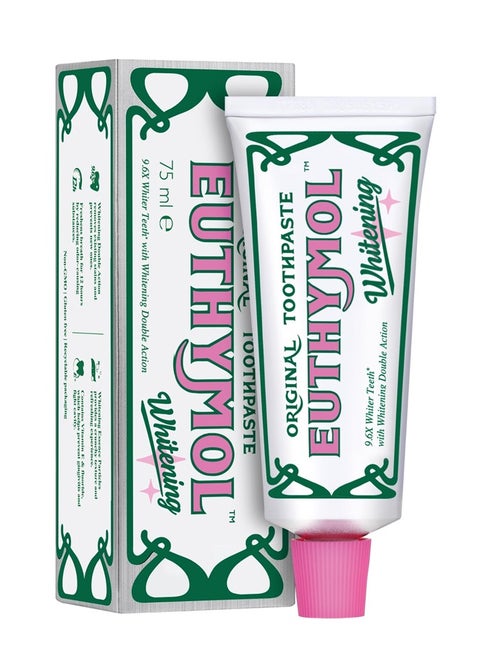 Whitening Toothpaste,Stain Removal in 2 Weeks, Long-Lasting Freshness for Sensitive Gum and Teeth. Bad Breath, Cavity Prevention,1X75ml