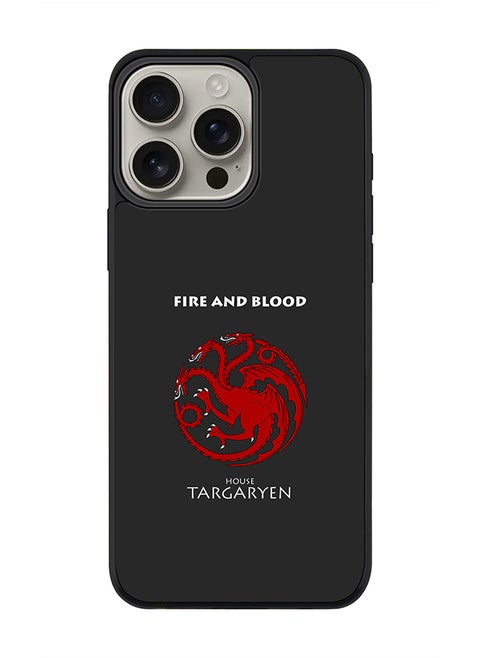 For iPhone 16 Pro Max Case [Compatible with MagSafe] Slim Magnetic cover Phone Case iPhone 16 Pro Max -GOT House Targaryen