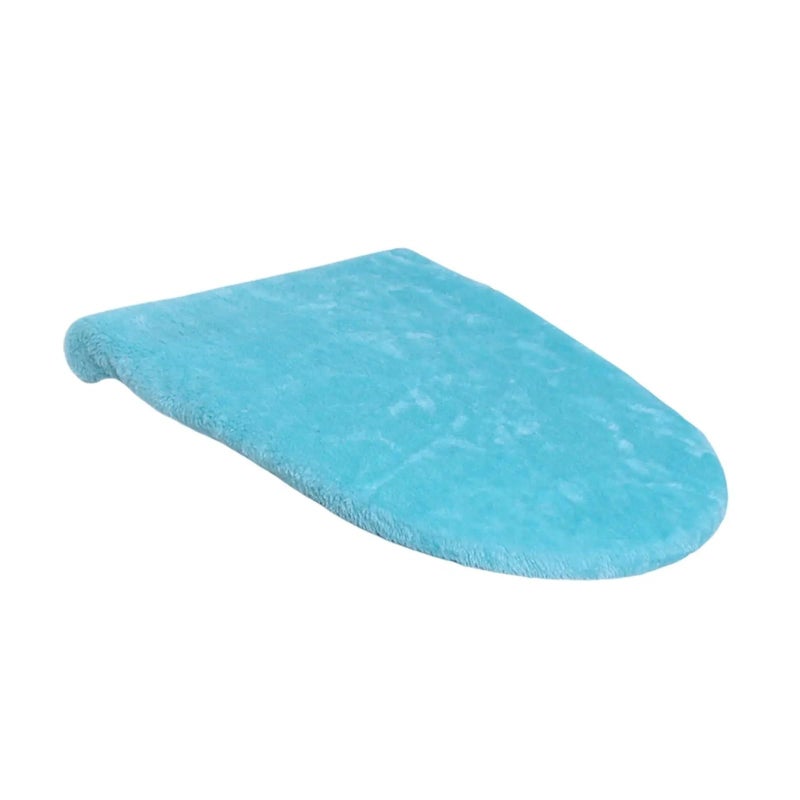 Green Toilet Tank Cover Set of 4 Washable Absorbent Lid Seat Cushion Mat - Image 2