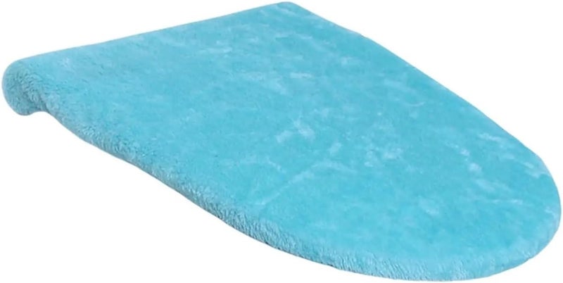 Green Toilet Tank Cover Set of 4 Washable Absorbent Lid Seat Cushion Mat - Image 1