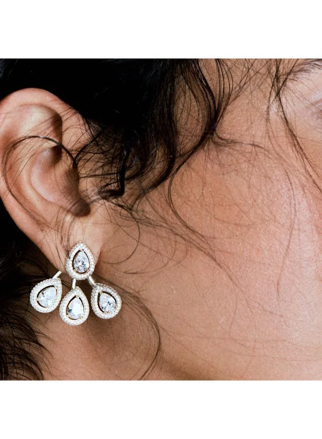 ROSATO Anna Sterling Long Earrings