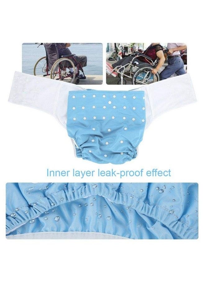 Salmue - Washable Adult Diaper Oversize Reusable Diaper Pants Against Incontinence Used With Reusable Diaper Pad Dual Opening Pocket Adjustable Leakfree For The Elderly And Disabled Care(2) - Image 1
