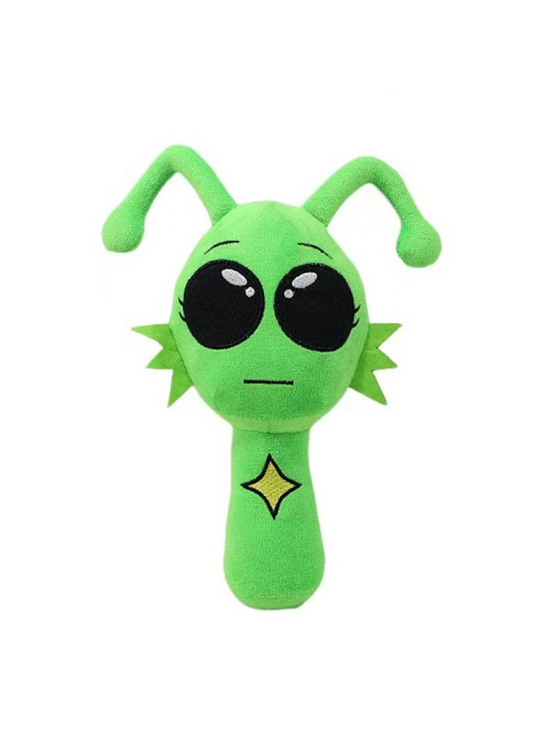 Rhythm Box Sprunki Gaming Peripheral 20cm Plush Toy, Realistic Cute Soft Plush Doll, Gift for Boys and Girls Game Fans (Green Caterpillar)  - Image 1