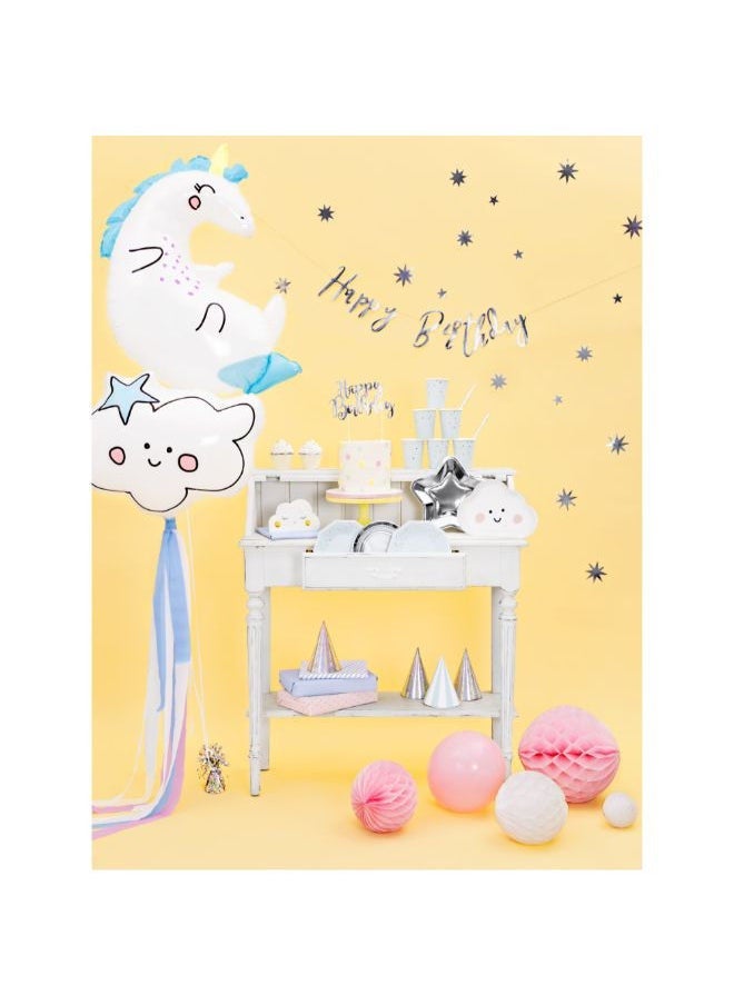 PartyDeco Foil Balloon Unicorn, 70x75cm - Image 3