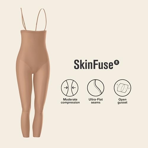 Leonisa Invisible Body with Leg Compression and Butt Lift, beige, petitB - Image 4