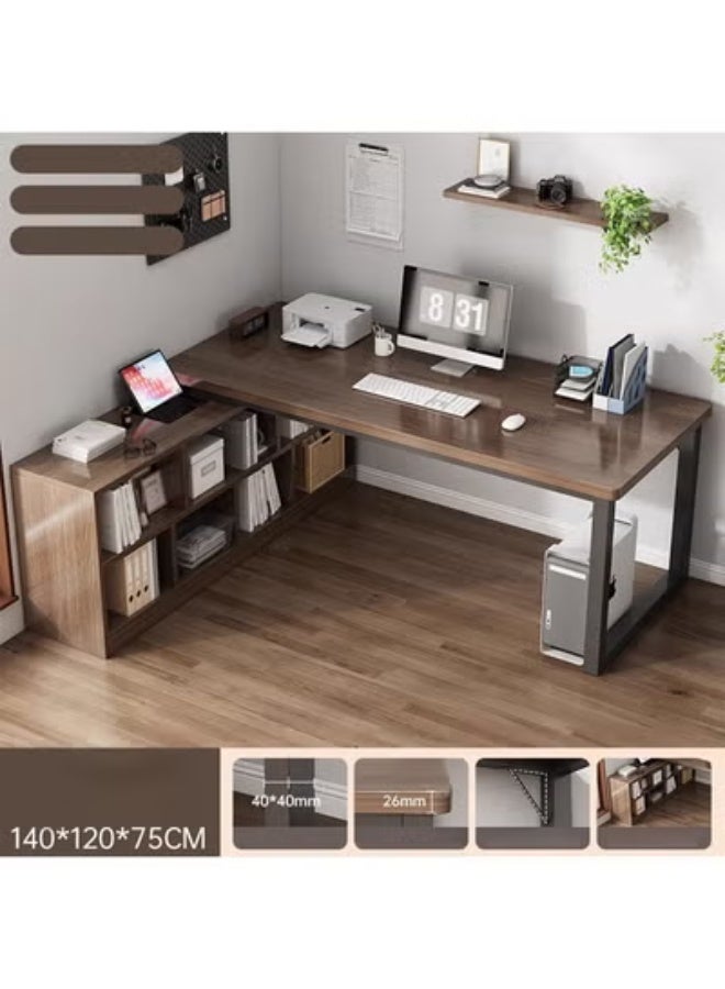 زي سي إم - هابي طاولة كمبيوتر وطاولة متعددة الوظائف للمكتب المنزلي 140*120*75 سم - Image 2