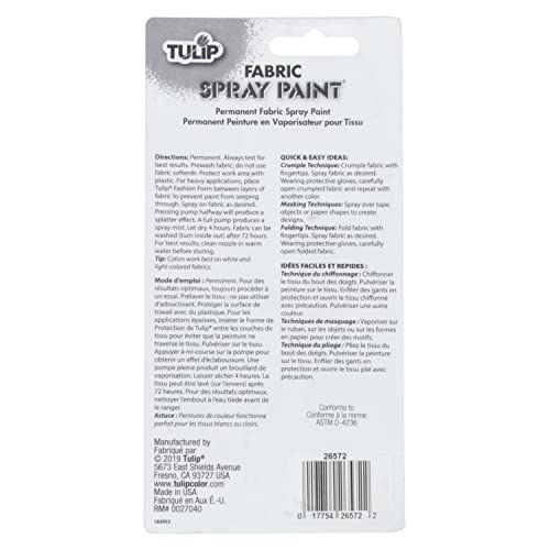 Tulip Fabric Paint, Permanent Spray on Paint, 4 fl oz Glittering Diamond - Image 5