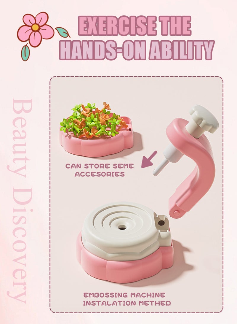 LOOPITYS Fabric Flower Bouquets Toys, DIY Craft Kits Toys for Kids - Flowers Market Toy, Build Your Flower Bouquet, Arts & Crafts for 4 5 6 7 8 Year Toddler Girl, Educational Activity Preschool B-Day Gifts - Image 5