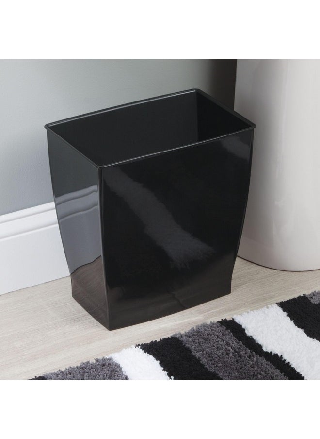 IDesign iDesign Small Bathroom Trash Can, Ideal for Primary and Guest Bathroom or Office, Black, Made in USA  - Image 5