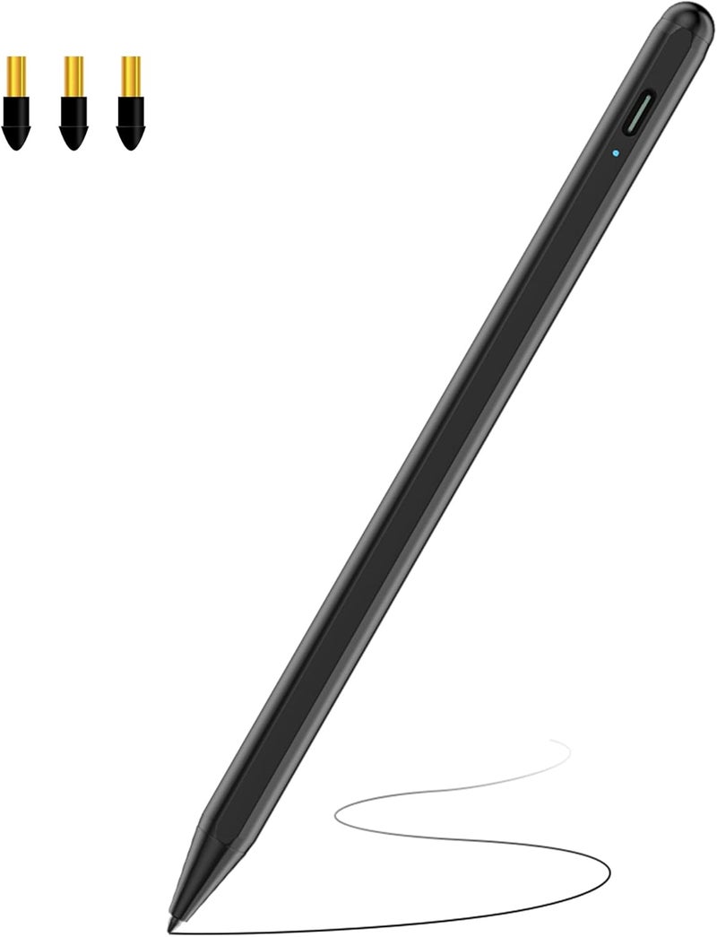 كيرون قلم ستايلس مع رفض راحة اليد لأجهزة iPad Pro 11 و12.9 بوصة (2018-2022)، iPad الجيل التاسع/الثامن/السابع/السادس، iPad Air الجيل الخامس/الرابع/الثالث - Image 1