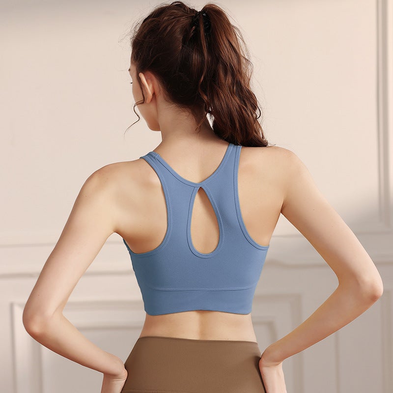 Sports Underwear Women'S Fixed Belt Chest Pad Beauty Back Sports Yoga Clothing High Strength Shockproof Fitness Yoga Vest - Image 4