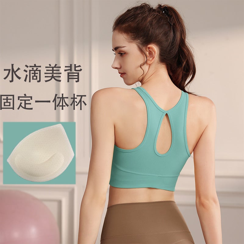 Sports Underwear Women'S Fixed Belt Chest Pad Beauty Back Sports Yoga Clothing High Strength Shockproof Fitness Yoga Vest - Image 5
