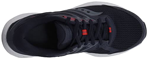 Saucony Men's Cohesion 13 Running Shoe, Alloy/Brick, 14 - Image 5
