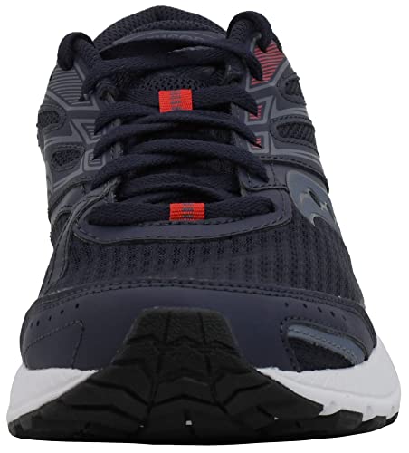 Saucony Men's Cohesion 13 Running Shoe, Alloy/Brick, 14 - Image 2