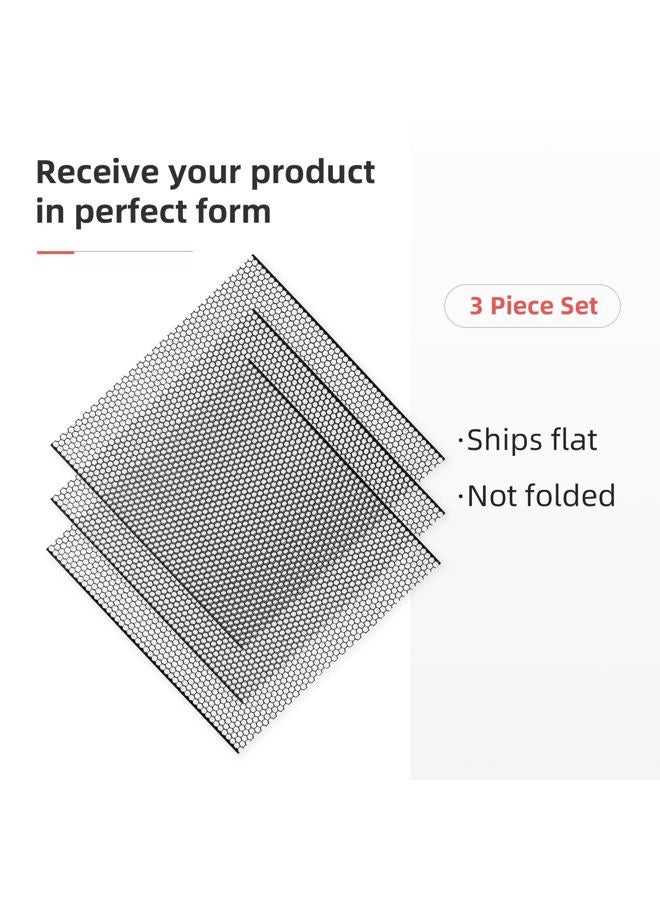 Aggauto 33 × Cm Black Sports Grille, Honeycomb Grille 6 1 Mm, Aluminium Alloy Universally Compatible For Cars, Set Of 3. - Image 5