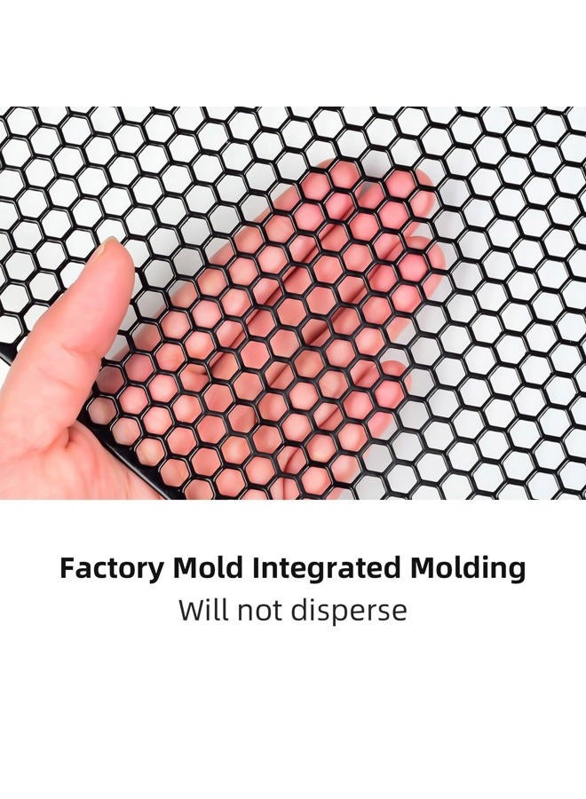 Aggauto 33 × Cm Black Sports Grille, Honeycomb Grille 6 1 Mm, Aluminium Alloy Universally Compatible For Cars, Set Of 3. - Image 3