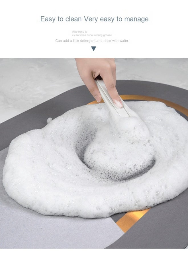 Anna 30x40cm Kitchen Counter Drainage Mat - Wash-Free, Heat-Resistant, Drying Pad  - Image 3