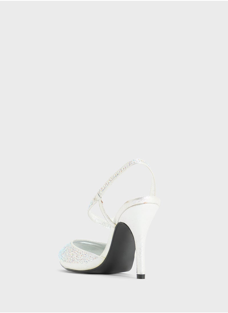 Ella Limited Edition Glitter Occasion High Heel Pump  - Image 3
