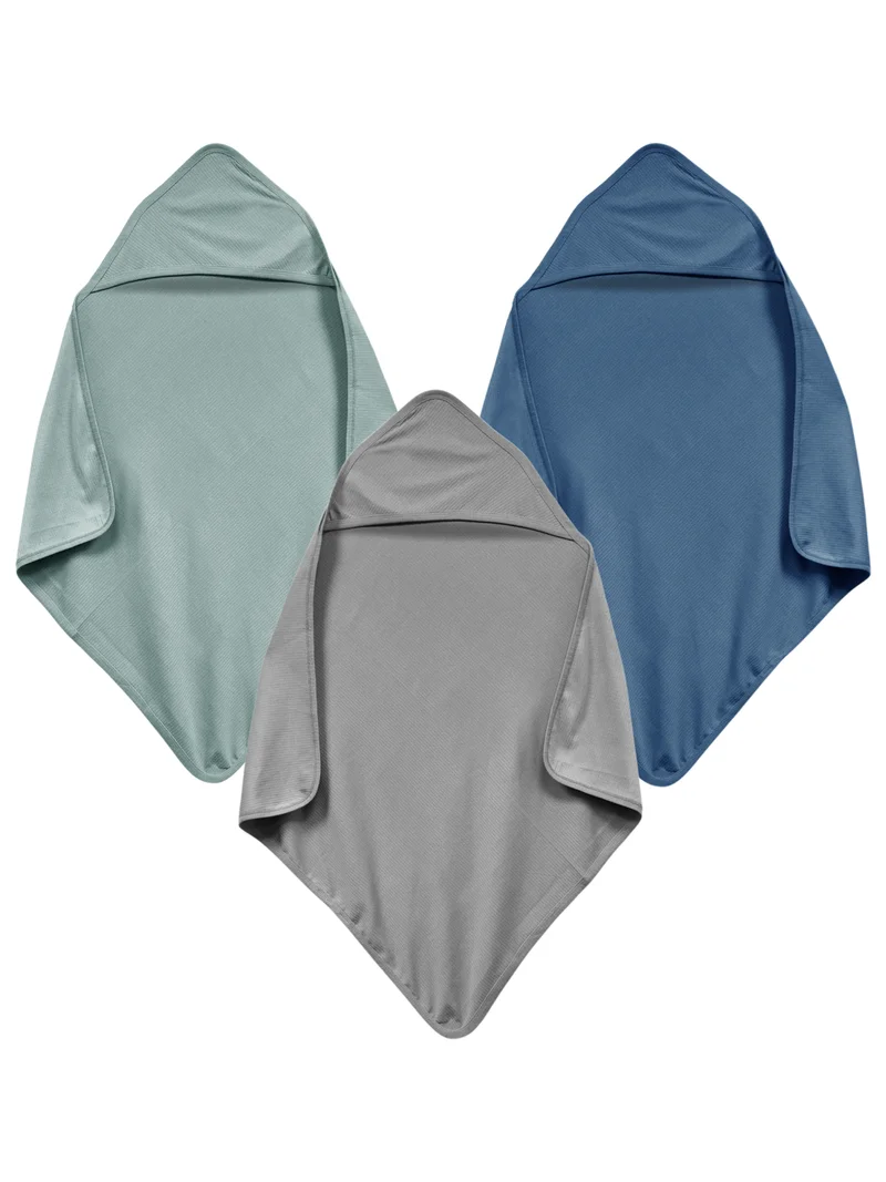 Babies Basic Babies Basic Ribbed Cotton Blanket/ Swaddle - Pack of 3