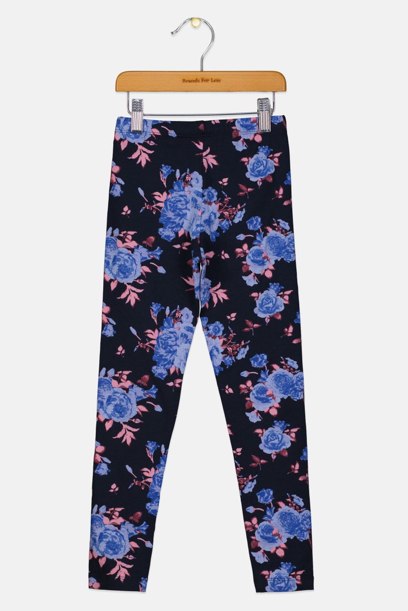 NAME IT Kids Girl Allover Print Leggings, Multicolor - Image 3