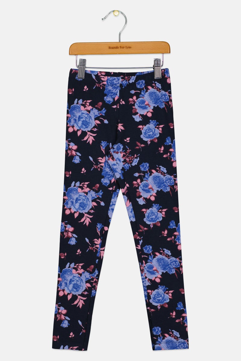 NAME IT Kids Girl Allover Print Leggings, Multicolor - Image 2