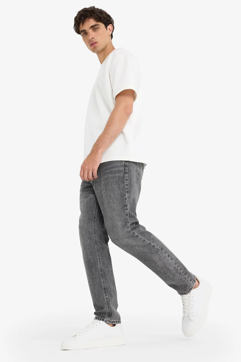 Defacto  Cotton 90's Slim Fit High Waist Skinny Leg Jeans for Men | Best Price UAE