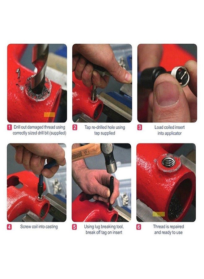 نيبمينينت أدوات هيلي كويل ملولبة احترافية للسيارة مكونة من 15 قطعة - Image 5