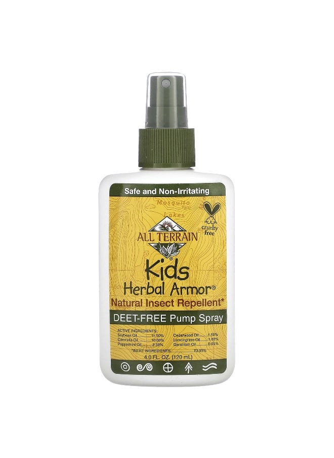 All Terrain All Terrain, Kids Herbal Armor, Natural Insect Repellent, 4 fl oz (120 ml)  - Image 1