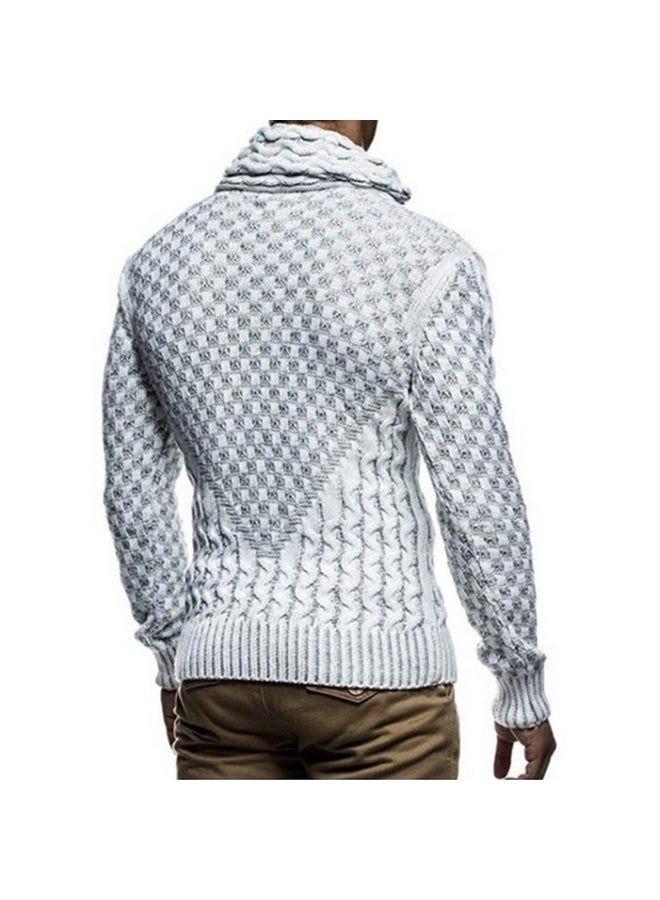 NIBEMINENT Man Sweaters Streetwear Clothes Turtleneck Sweater Men Long Sleeve Knitted Pullovers Autumn Winter Soft Warm Basic - Image 2