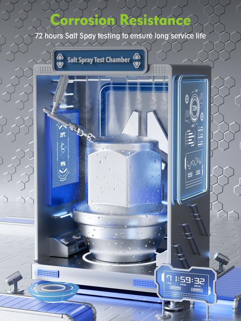 AUTOPTIM M12x1.5 Lug Nuts - Replacement for 2001-2022 Ford Escape, 2012-2018 Focus, 2006-2020 Ford Fusion, 2011-2022 Fiesta, ACPZ1012H 611-303 OEM Factory Chrome Wheel Lug Nut (20pcs) - Image 3