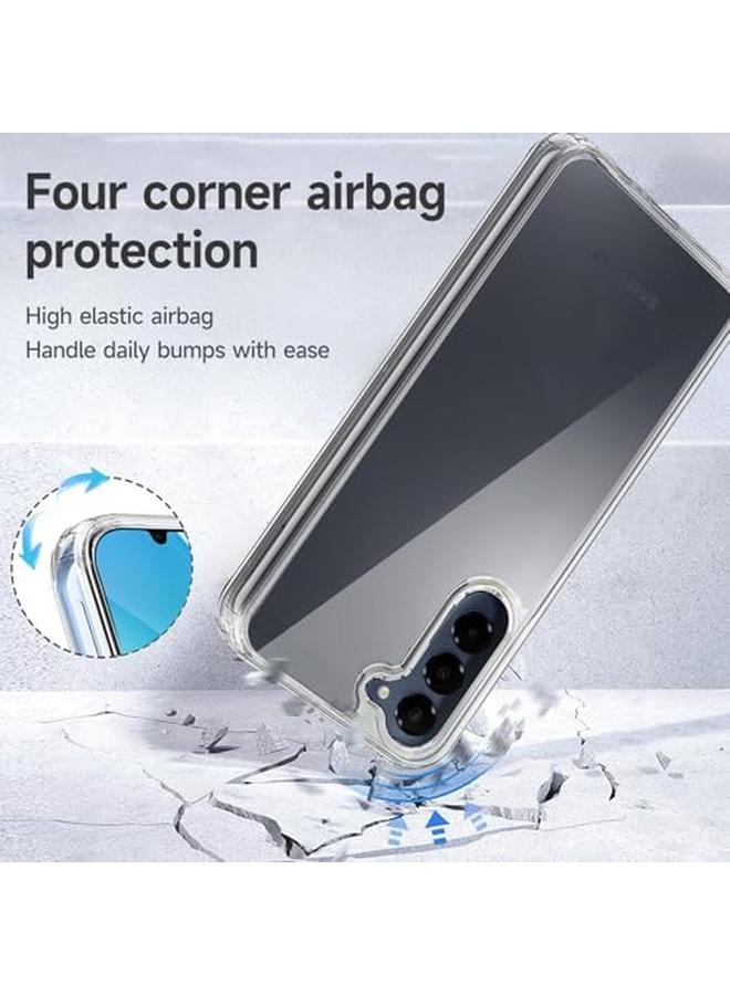 erorex Hybrid Clear Crystal Case Compatible With Samsung Galaxy A16 Tpu Plus Polycarbonate Technology Anti Yellowing Wireless Charging Compatible Protective Case Shockproof Bumper Cover - Image 5